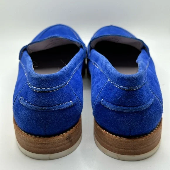 Johnston & Murphy Blue Suede Shoes - Picture 4 of 10